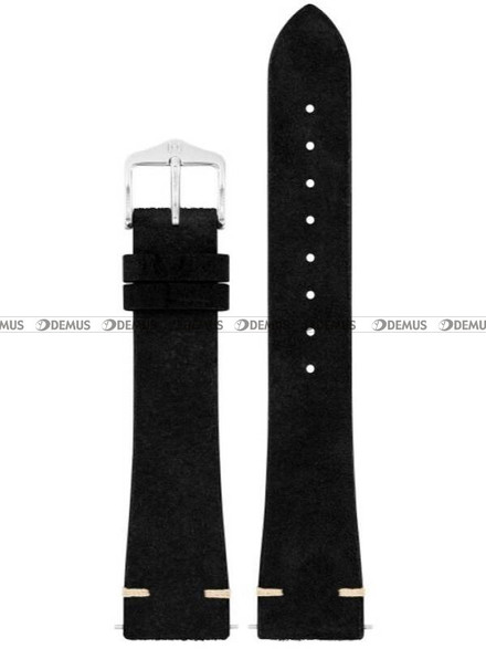 Pasek skórzany zamszowy do zegarka - Hirsch Serro 05564050-2-19 - 19 mm