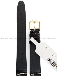 Pasek skórzany z krokodyla do zegarka - Hirsch Prestige Croco 02208050-1-17 - 17 mm 