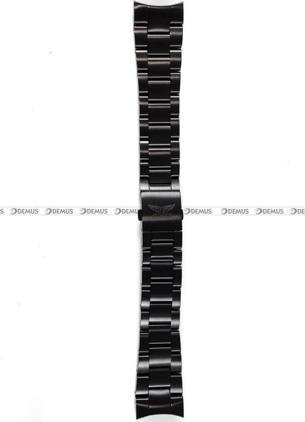 Bransoleta do zegarka Aviator P45 - 22 mm - czarna