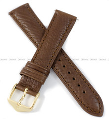 Pasek skórzany do zegarka - Hirsch Camelgrain M 01009115-1-16 - 16 mm