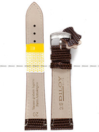 Pasek skórzany do zegarka - Diloy 407.20.2 - 20 mm