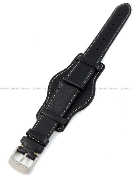 Pasek skórzany z podkładką do zegarka Hanhart 417 ES oraz PIONEER Preventor HD12 39 mm - 20 mm - L