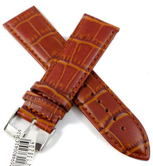 Pasek skórzany do zegarka - Morellato X2269480041 24mm brązowy