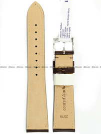 Pasek skórzany do zegarka - Morellato A01X5965C91034CR20 - 20 mm