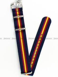 Pasek bawełniany do zegarka - Morellato A01U3972A74896 - 20 mm czerwony