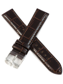 Pasek skórzany do zegarka Orient RA-AC0J06S10B, RA-AK0508S10A - UL00J011J0 - 20 mm