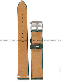 Pasek skórzany ręcznie robiony A. Kucharski Leather - Conceria Il Ponte Maya Simple - Olive/White - 18 mm