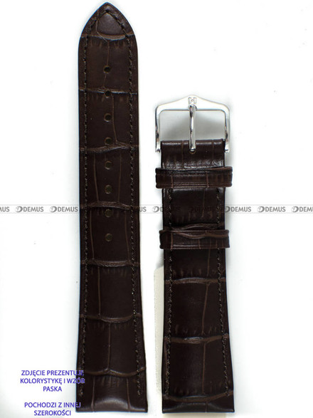 Pasek skórzany do zegarka - Hirsch Duke 001028110-2-24 - 24 mm