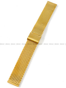 Bransoleta mesh do zegarka - BMZ03.20.BZ-GSP - 20 mm - złota