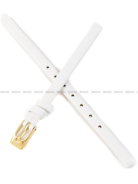 Pasek do zegarków Obaku V129L - V129LGIRW - 6 mm biały