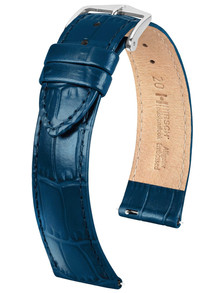 Pasek skórzany do zegarka - Hirsch Louisianalook 03427080-2-22 - 22 mm