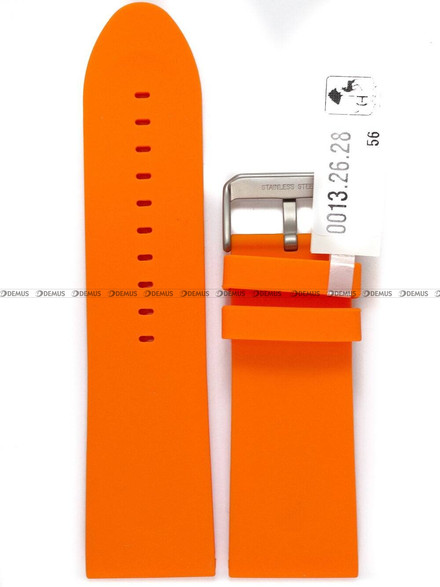 Pasek silikonowy do zegarka - Horido 0013.26.28S - 28 mm