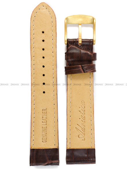 Pasek skórzany do zegarka - Adriatica PADR9.20.2-G - 20 mm