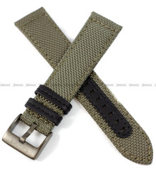 Pasek skórzano-nylonowy do zegarka Orient FER2A007F0, FUNG2004F0 - VDFCH0F - 22 mm