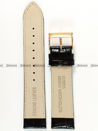 Pasek skórzany do zegarka - Orient UDDYLRB - 22 mm czarny