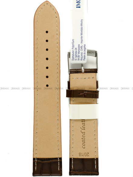 Pasek skórzany do zegarka - Morellato Juke A01X4934A95032CR16 - 16 mm