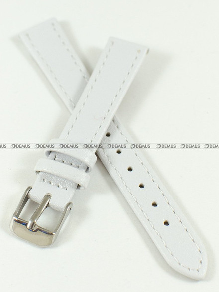 Pasek skórzany do zegarka - Toscana PST-14.7-S - 14 mm biały