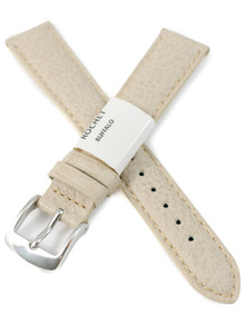 Pasek skórzany do zegarka - Rochet Buffalo 5020513 - 16 mm - Beżowy