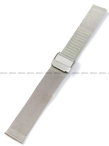 Bransoleta mesh do zegarka - Pacific MS-04-31-16MM - 16 mm - srebrna