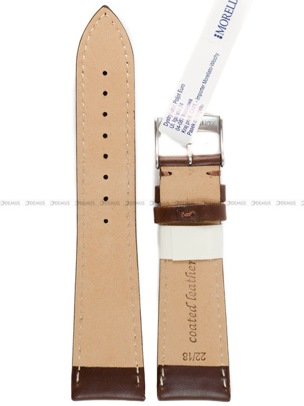 Pasek do zegarka skórzany - Morellato A01X5753C23032CR22 - 22 mm