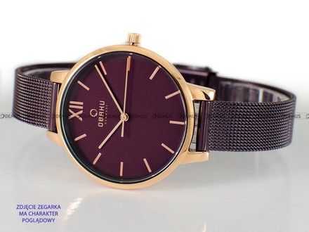 Bransoleta do zegarków Obaku V209L - V209LXVNMN - 12 mm