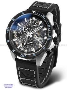 Pasek skórzany do zegarka Vostok Europe Almaz 6S10-320E693 - 22 mm