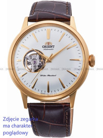 Pasek skórzany do zegarka Orient RA-AG0003S10B - UL002011K0 - 21 mm brązowy