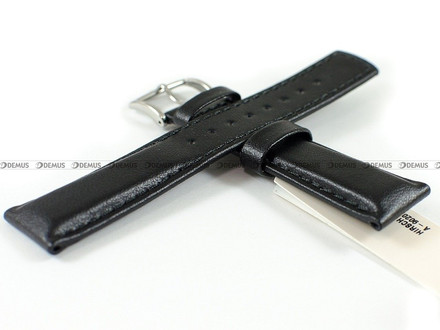 Pasek skórzany do zegarka - Hirsch Runner 04002050-2-20 - 20 mm czarny