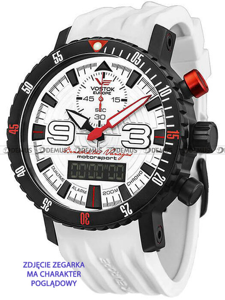 Pasek silikonowy do zegarka Vostok Europe Mriya 9516-5554355 - 24 mm