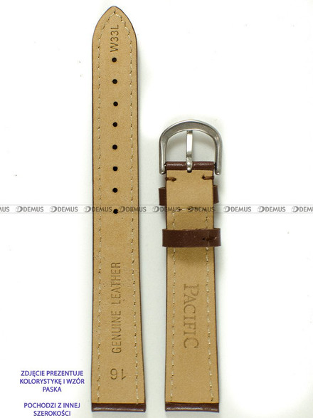 Pasek skórzany do zegarka - Pacific W33L.12.2.2 - 12 mm