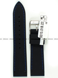 Pasek silikonowy do zegarka - Horido 0015.01B.22S - 22 mm