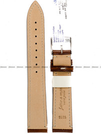 Pasek skórzany do zegarka - Morellato Manufatti A01X5439B71041CR18 - 18 mm