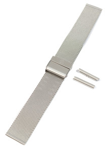 Bransoleta mesh do zegarka - Rochet Asti 2265100 - 18-20 mm - srebrna