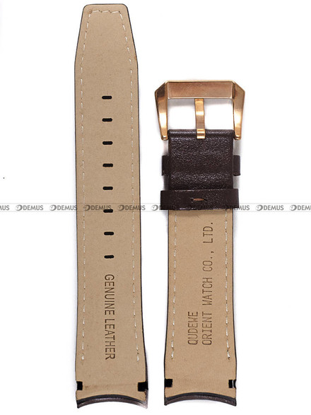 Pasek skórzany do zegarka Orient FDB0C002T0 - UDEWERC - 22 mm