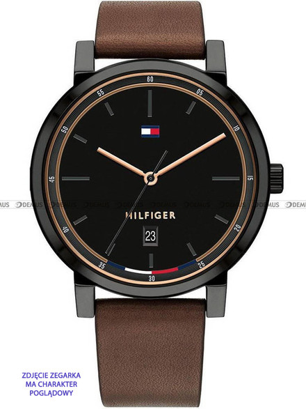 Pasek skórzany do zegarka Tommy Hilfiger 1791736 - 20 mm