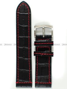 Pasek skórzany do zegarka Atlantic - L87461.01.23.RSS - 23 mm czarny