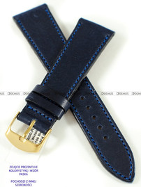 Pasek skórzany do zegarka - Horido 9407.05.20S - 20 mm - Zwężany