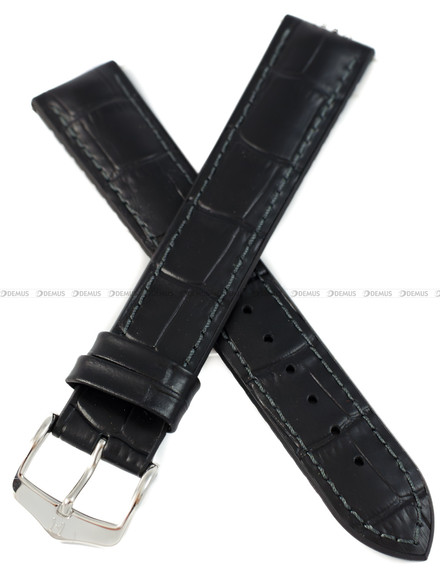 Pasek skórzano-kauczukowy do zegarka - Hirsch Paul 0925028250-2-20 XL - 20 mm