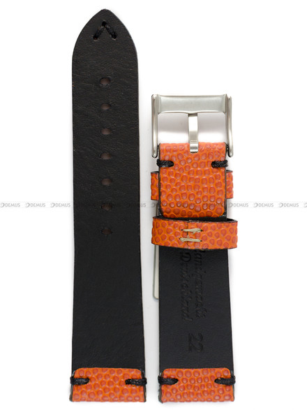 Pasek skórzany do zegarka - Fluco Courtside-16-22 - 22 mm