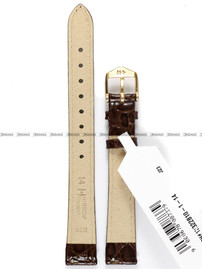 Pasek skórzany do zegarka - Hirsch Crocograin 12322810-1-14 - 14 mm