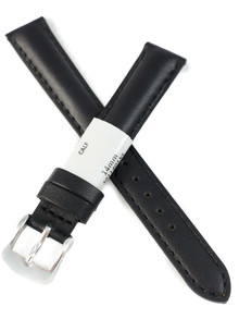 Pasek skórzany do zegarka - Rochet New York 3011401XS - 14 mm - Czarny