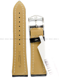 Pasek skórzany z aligatora do zegarka - Hirsch Capitano 04807059-2-24 - 24 mm