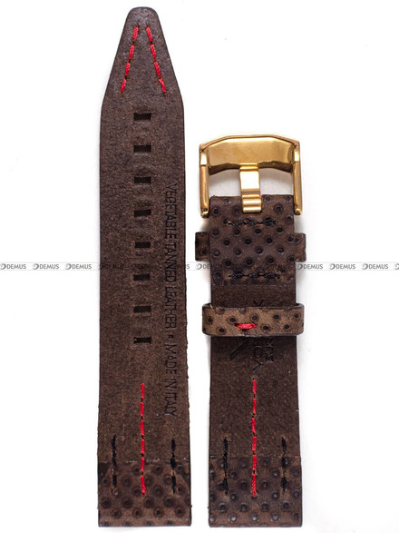 Pasek skórzany do zegarka Vostok Europe Engine NH72-571B648 - 22 mm