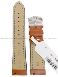 Pasek skórzany do zegarka - Hirsch Heavy Calf 01475070-2-24 - 24 mm - Zwężany