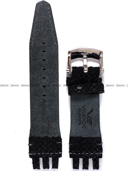 Pasek skórzany do zegarka Vostok Europe Energia VK61-575A588 - 20 mm