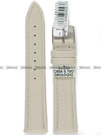 Pasek Green Collection do zegarka - Morellato A01D5050C47026CR18 - 18 mm beżowy