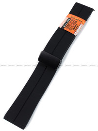 Pasek silikonowy Diloy do zegarka - SBR45.22.1 - 22 mm - zapięcie motylkowe na magnes