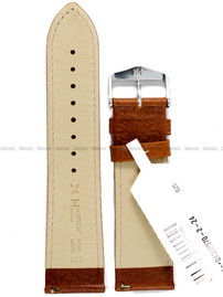 Pasek skórzany do zegarka - Hirsch Boston 01302070-2-24 - 24 mm