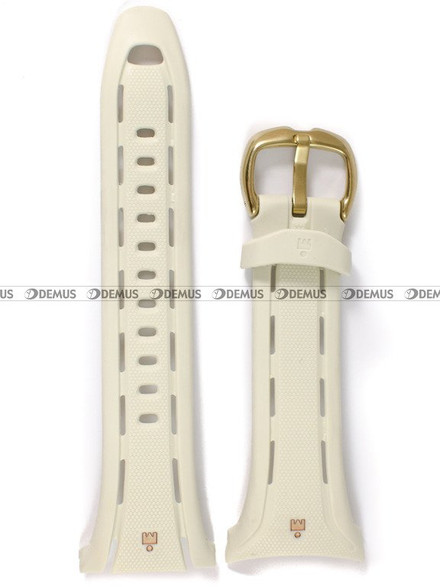 Pasek do zegarka Timex TW5M05800 - PW5M05800 - 19 mm beżowy