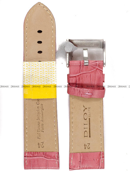 Pasek skórzany do zegarka - Diloy 368EA.24.13 - 24 mm